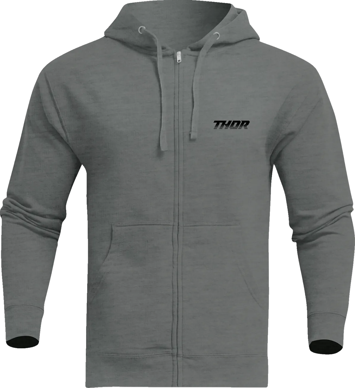 THOR Formula Zip-Up Fleece Sweatshirt - Heather Gunmetal - XL 3050-6666