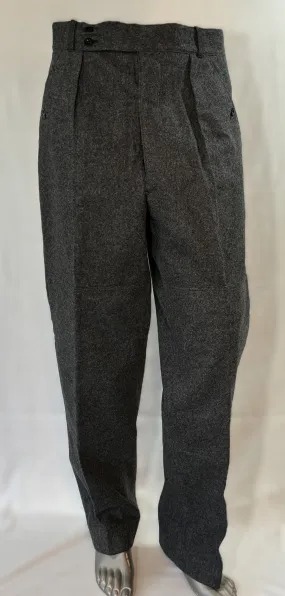 Vintage West German Civil Defense Wool Trousers - Rare