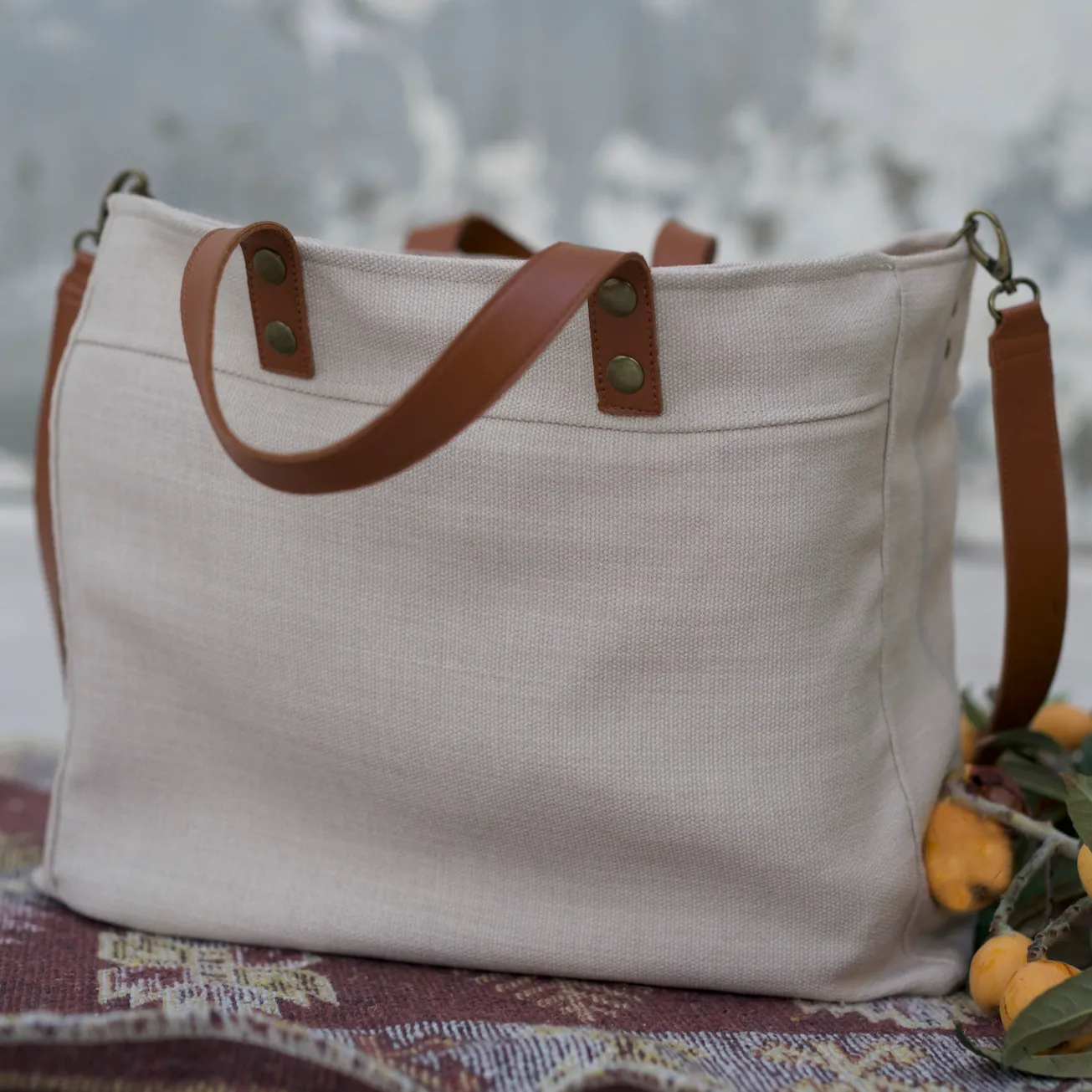 Walid Unisex Bag - Cream