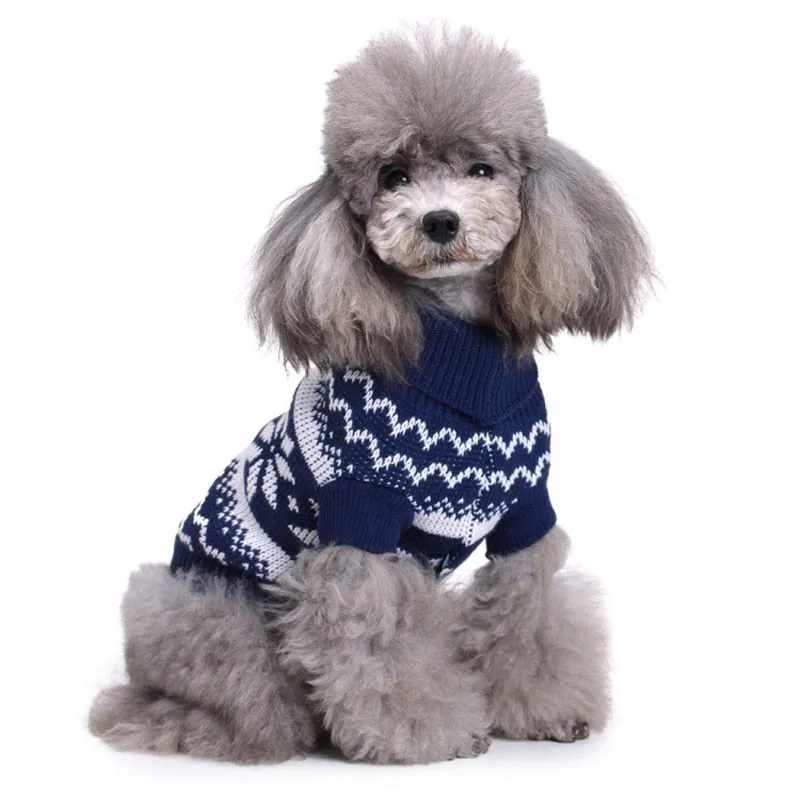 Warm Knitted Sweater Sweatshirt for Christmas for Dogs