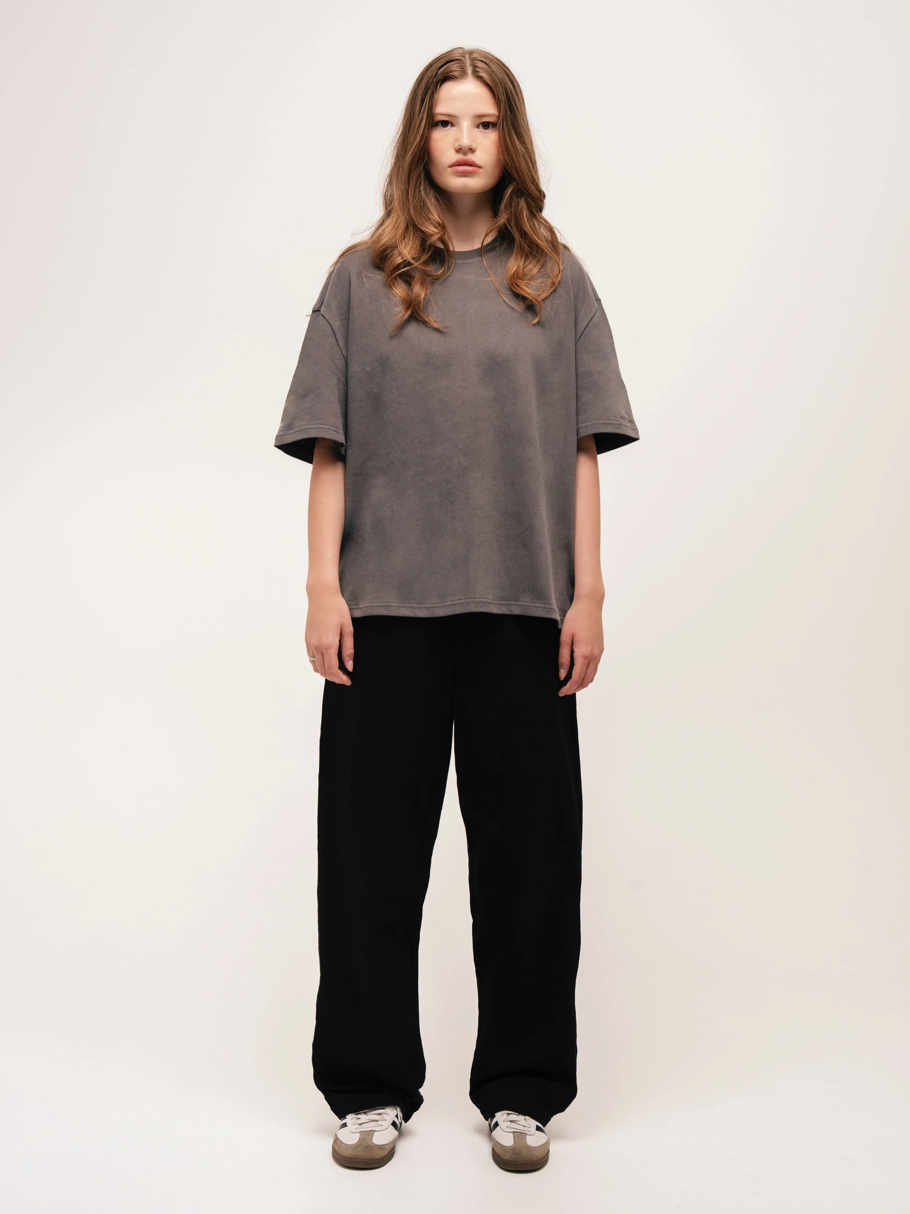 WIDE LEG TROUSERS BLACK