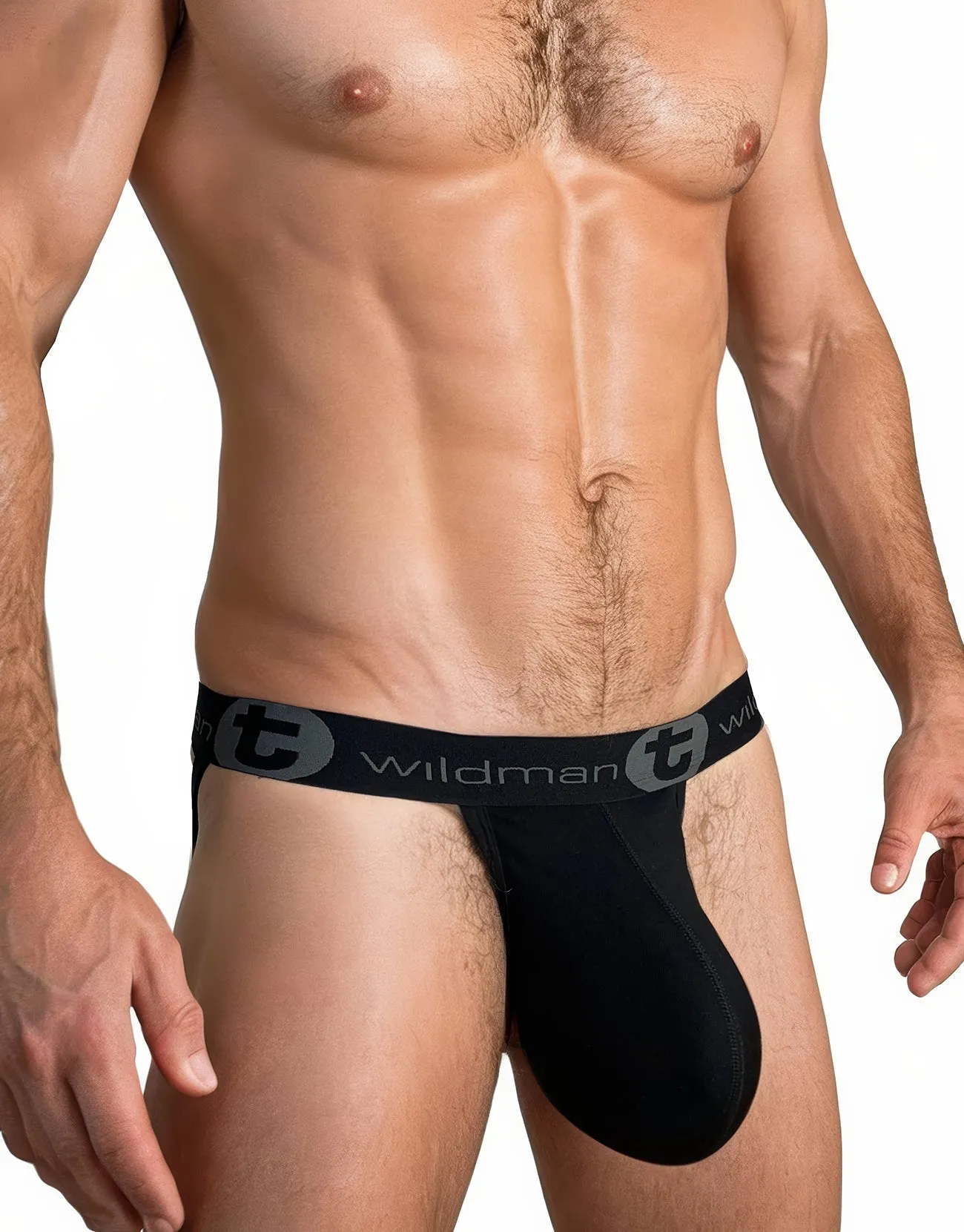 WildmanT Big Boy Pouch Jockstrap Black