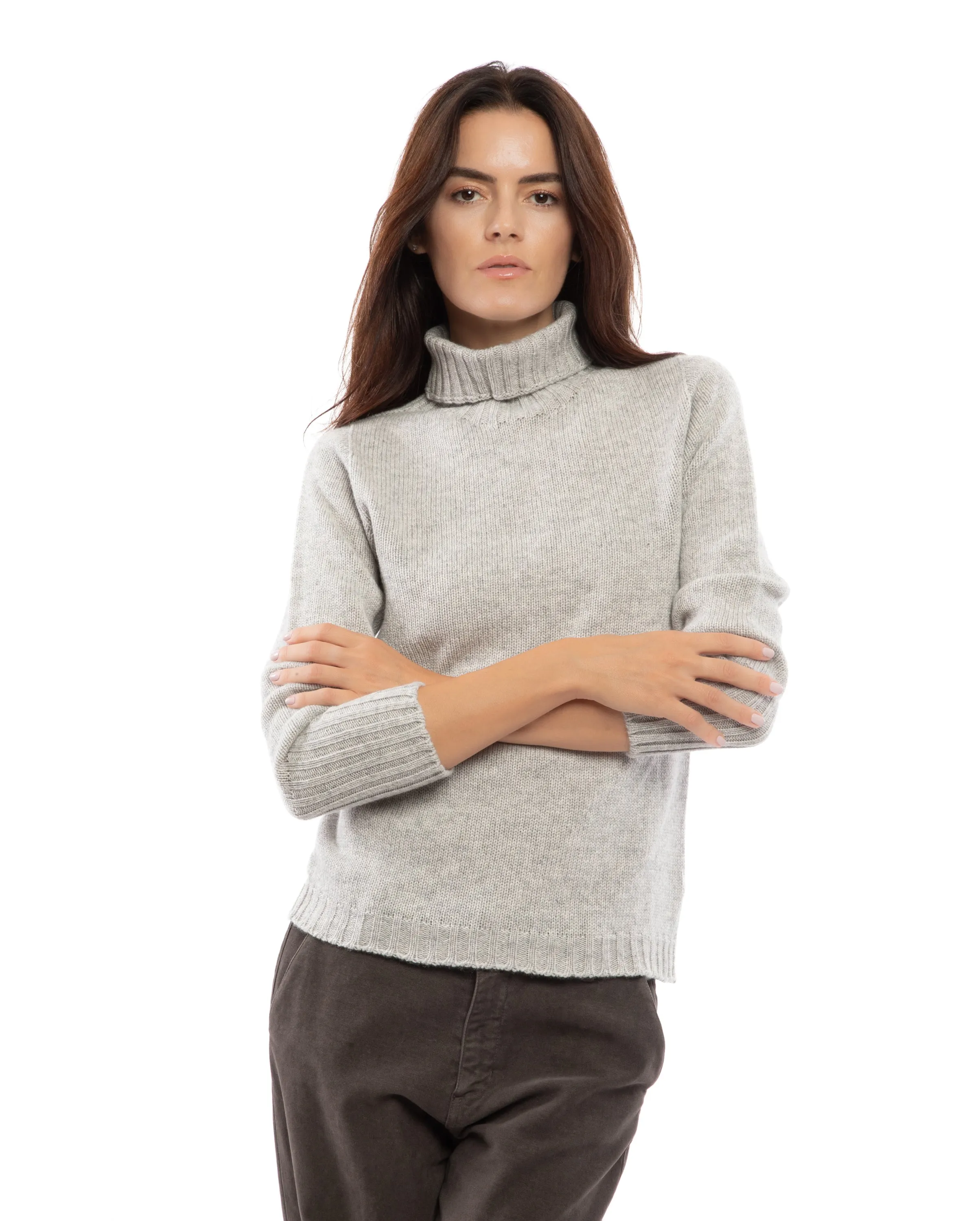 Women's Classic Cashmere Turtleneck Sweater Night Blue