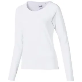 Women's Long Sleeve Sun Crew Golf Shirt - Bright White