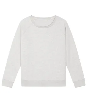 Womens Stella Dazzler relaxed fit sweatshirt (STSW125) | Cream Heather Grey