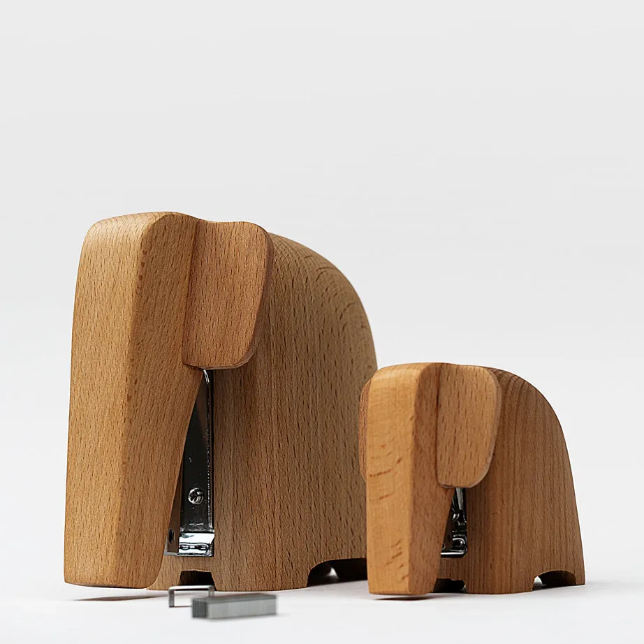 Wooden Elephant Stapler