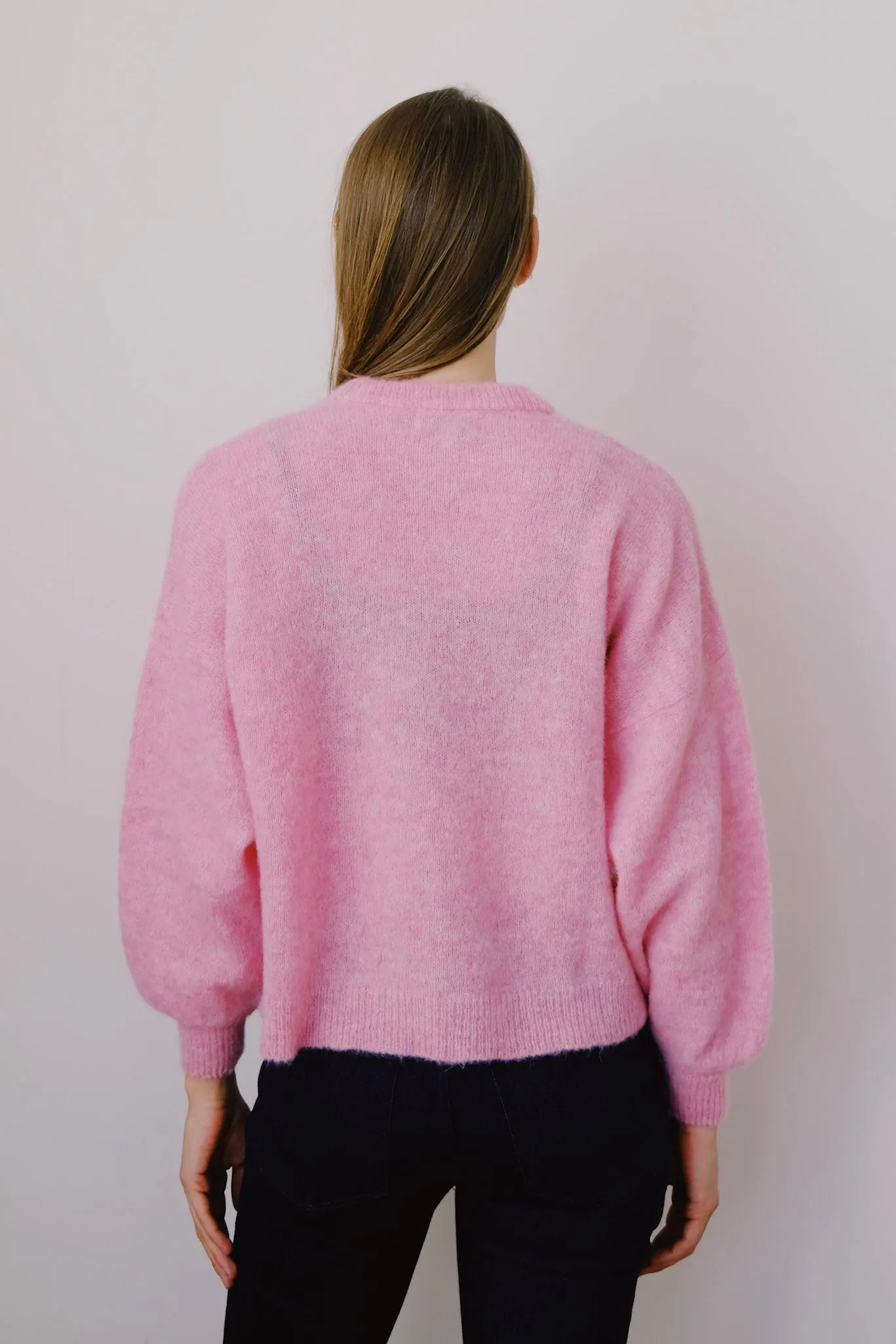 wool sweater - galeta - pink