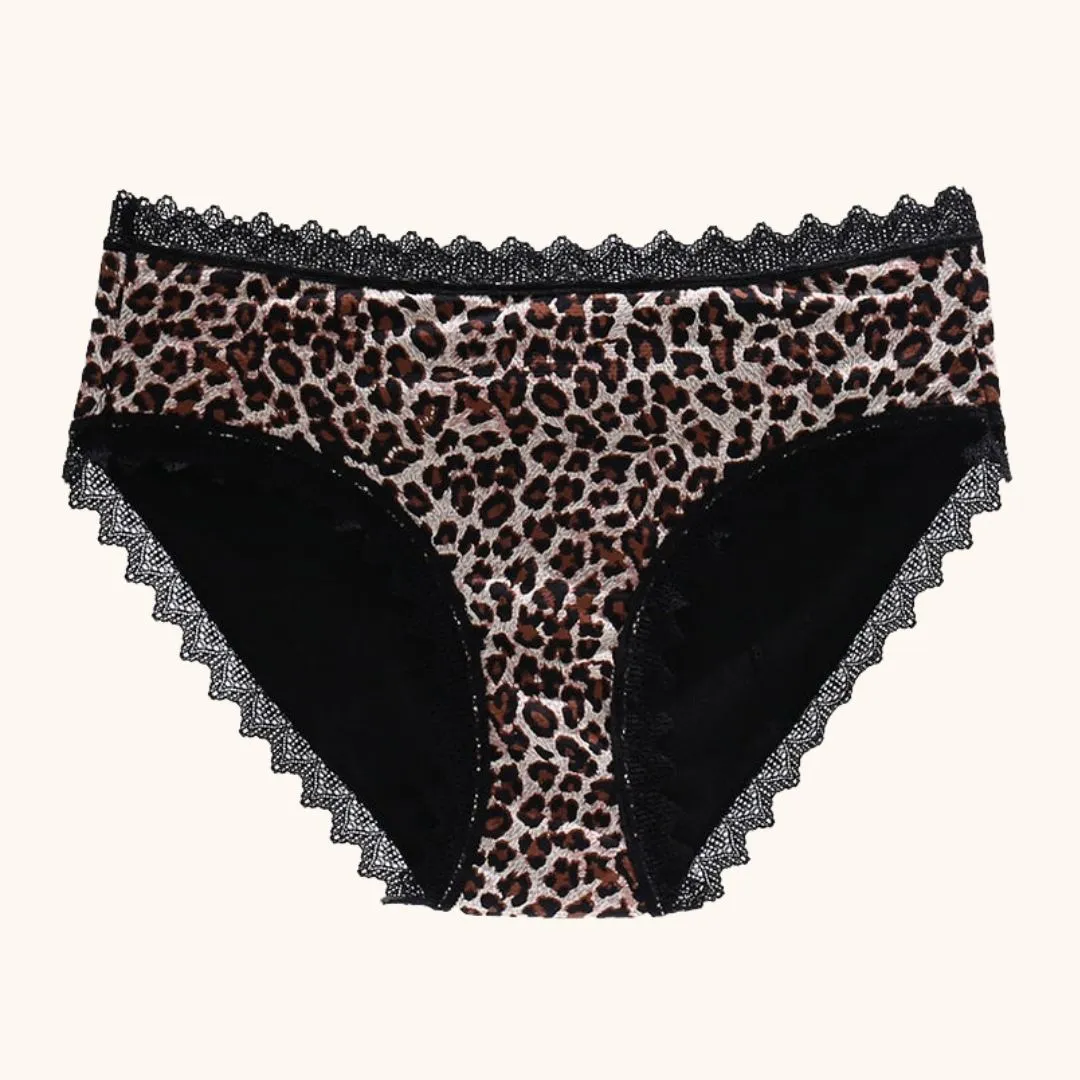 x10 Pack | Leopard Print Period Underwear