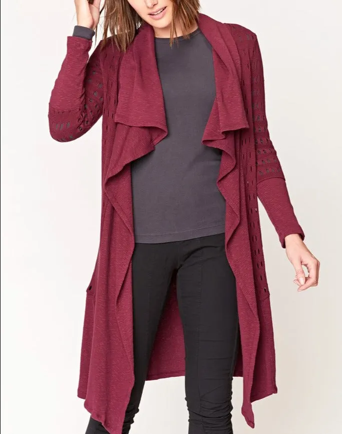 XCVI/Wearable Abernathy Draped Coat